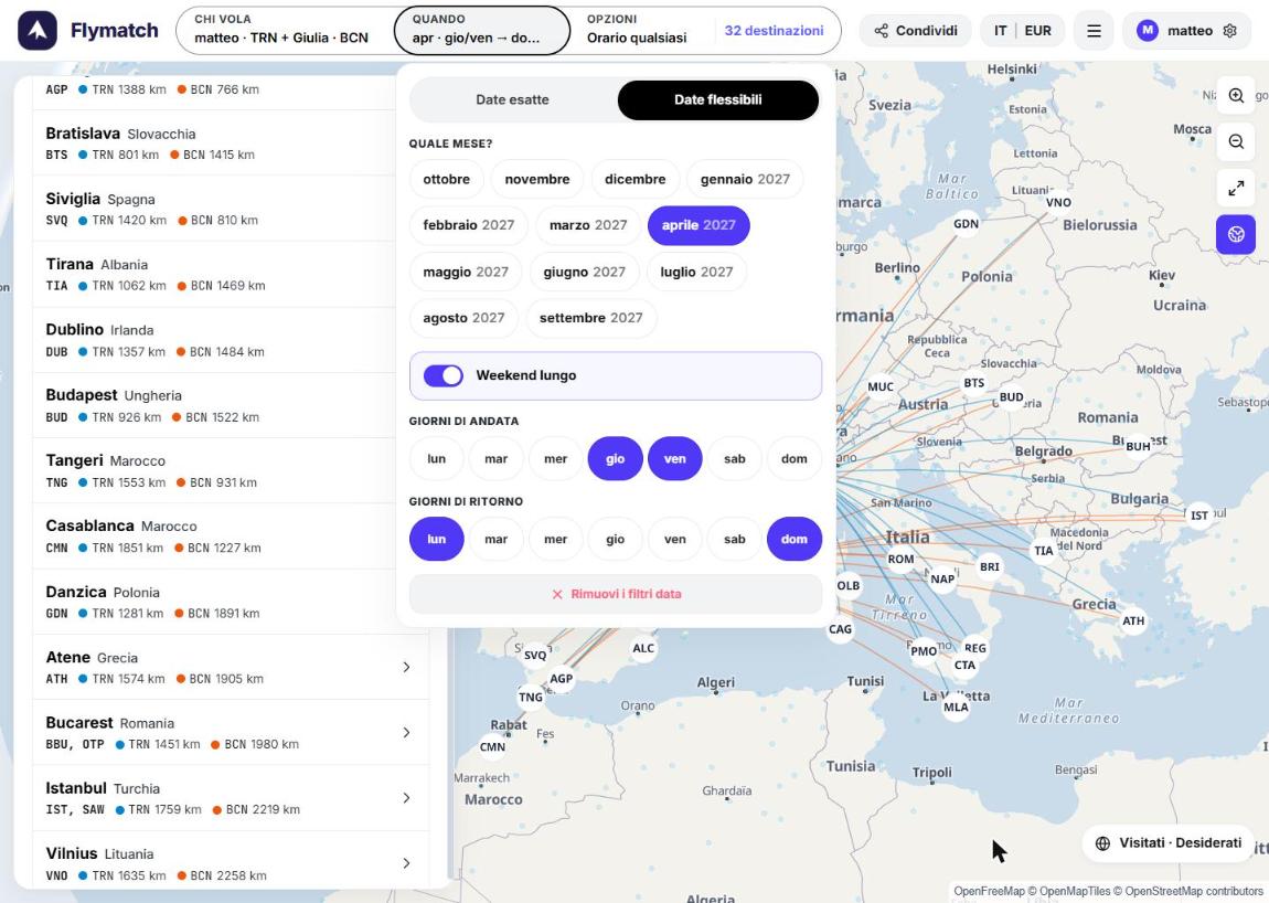 April, long weekend: 32 destinations, including Tangier, Casablanca and Athens